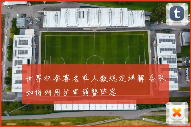 世界杯参赛名单人数规定详解 各队如何利用扩军调整阵容